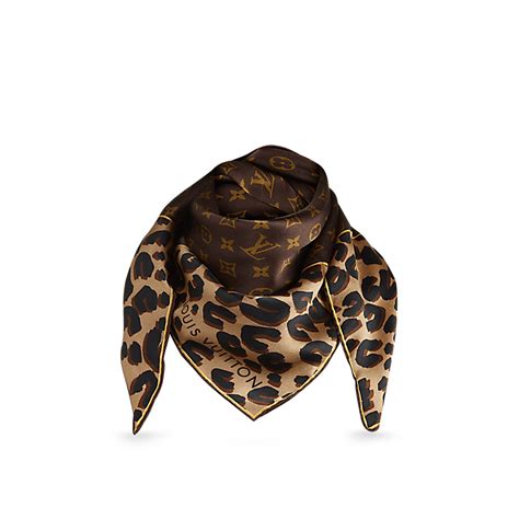 leopard monogram louis vuitton foulard|louis vuitton leopard stole accessories.